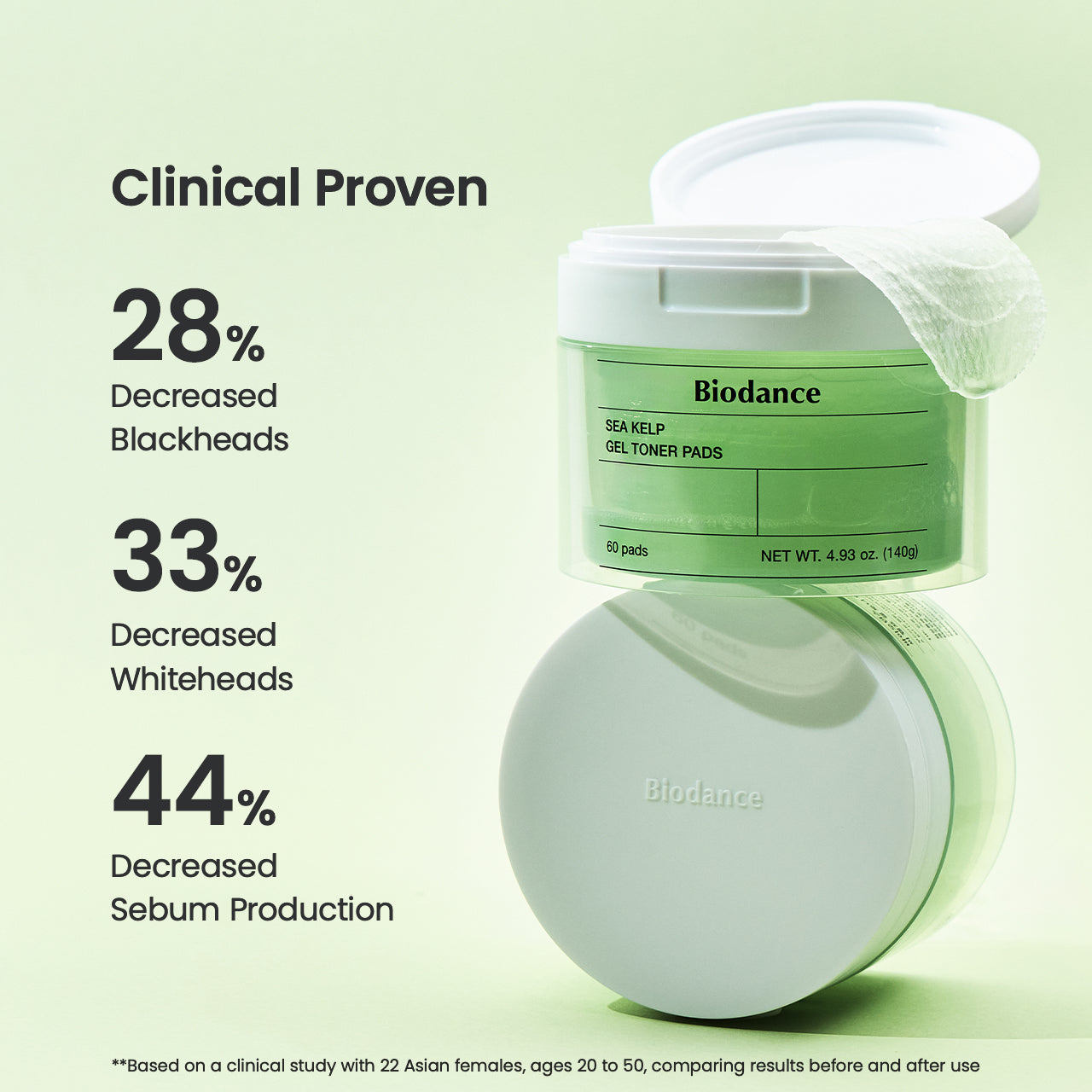 Sea Kelp Gel Toner Pads