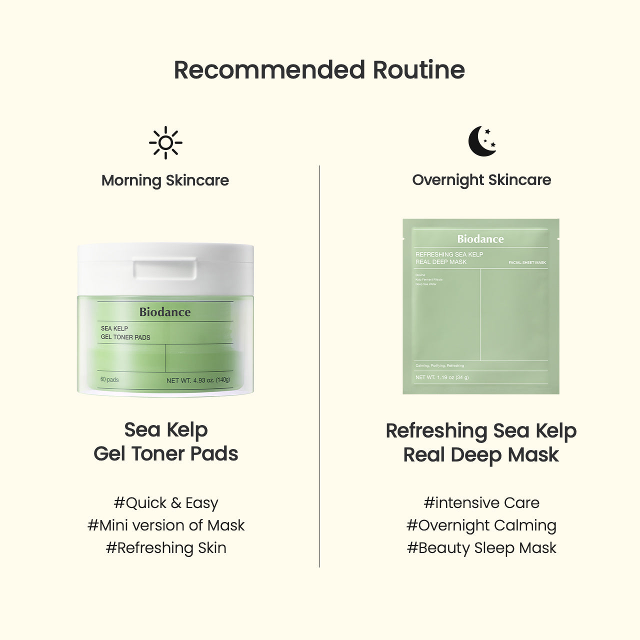 Sea Kelp Gel Toner Pads