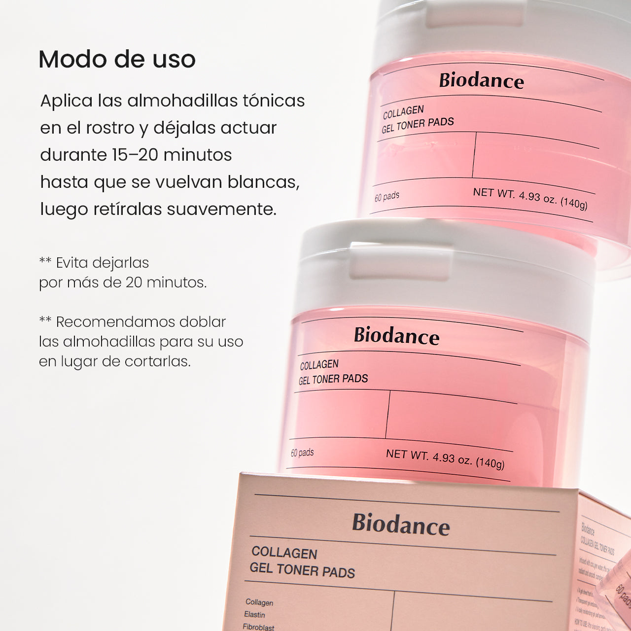Pads de gel de colágeno