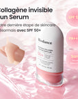 [Marque de skincare N°1 sur Amazon] Sérum solaire au collagène | Sans résidu blanc | SPF 50+, PA++++