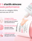 [Marque de skincare N°1 sur Amazon] Sérum solaire au collagène | Sans résidu blanc | SPF 50+, PA++++