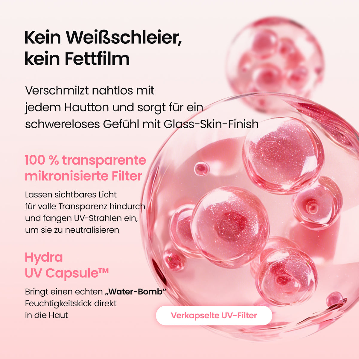 [Amazons Nr. 1 Hautpflegemarke] Kollagen Sonnenschutz | Besserer Make-up-Halt | SPF 50+, PA++++