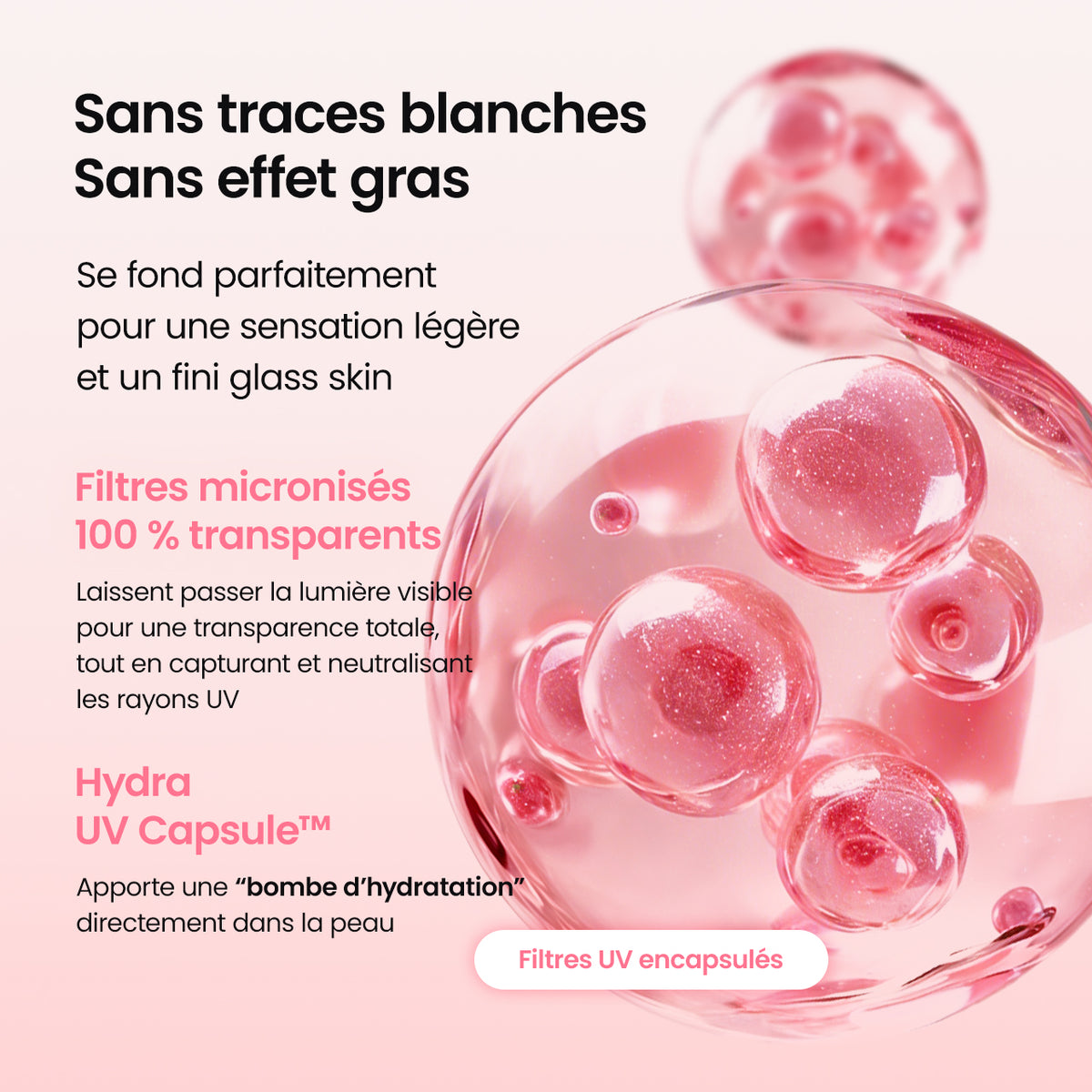 [Marque de skincare N°1 sur Amazon] Sérum solaire au collagène | Sans résidu blanc | SPF 50+, PA++++