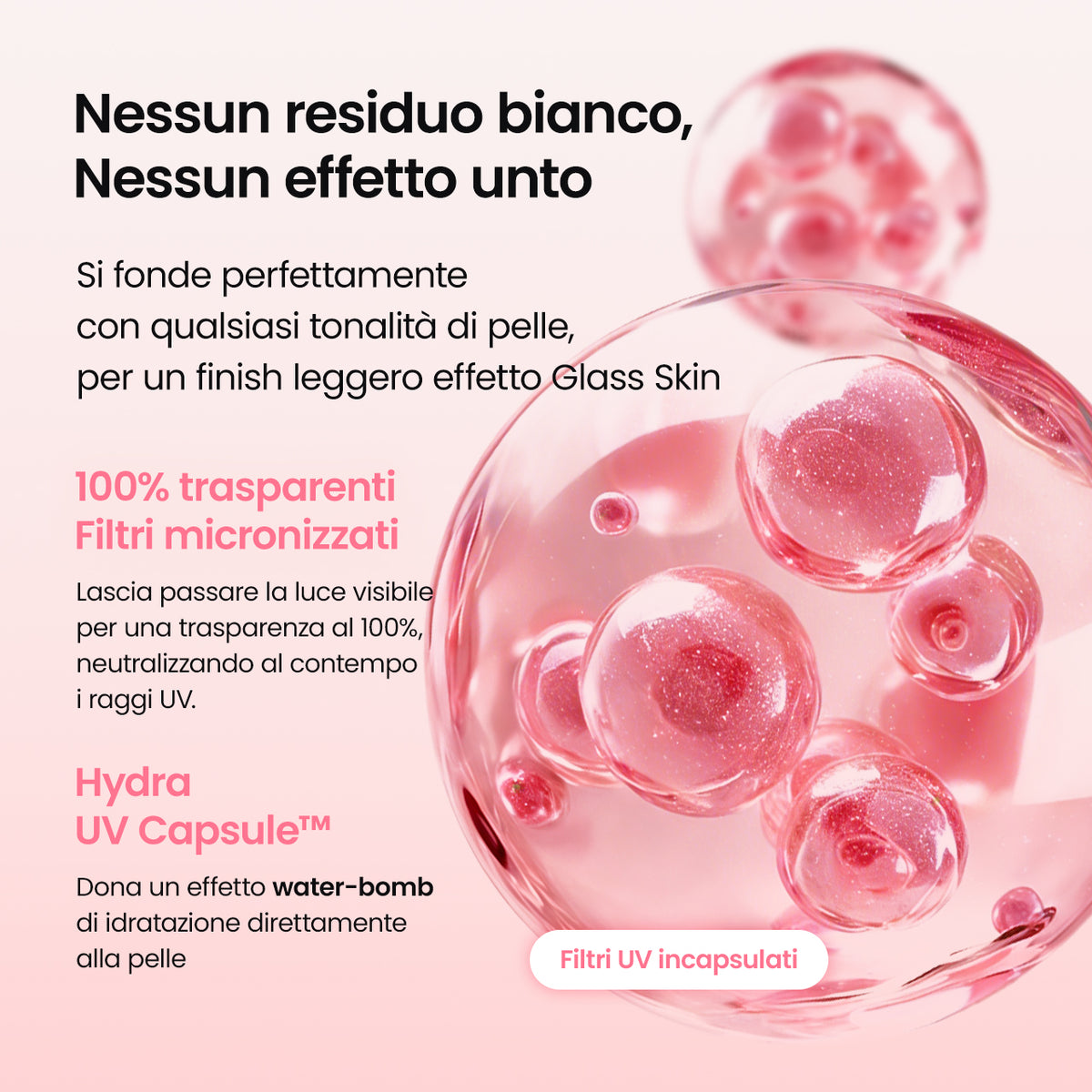 [Brand Skincare N.1 su Amazon] Siero solare al collagene | Invisibile sulla pelle | SPF 50+, PA++++
