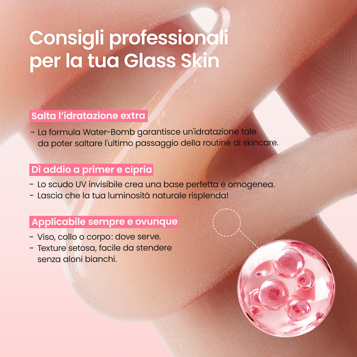 [Brand Skincare N.1 su Amazon] Siero solare al collagene | Invisibile sulla pelle | SPF 50+, PA++++