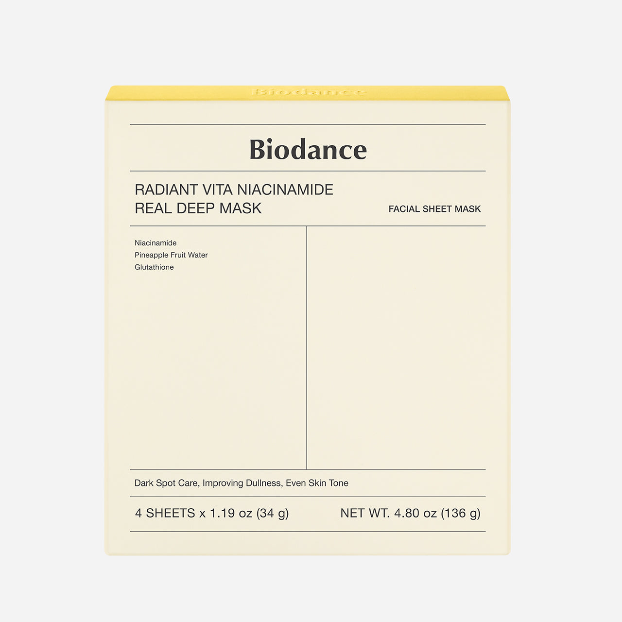 Radiant Vita Niacinamide Real Deep Mask