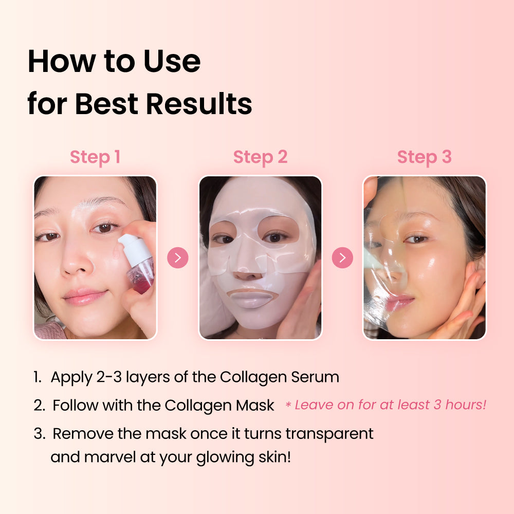 [Amazon] Collagen Gel Mask &amp; Collagen Peptide Serum