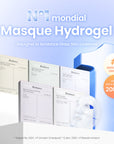 [Masque hydrogel N°1 mondial] Masque Cera-nol | Abaisse la température cutanée | Oligo-acide hyaluronique | Eau glaciaire alpine