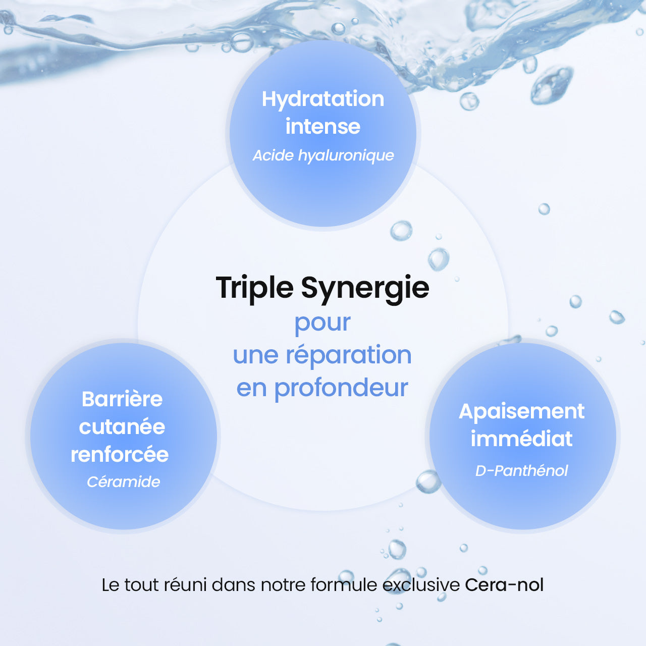 [Masque hydrogel N°1 mondial] Masque Cera-nol | Abaisse la température cutanée | Oligo-acide hyaluronique | Eau glaciaire alpine