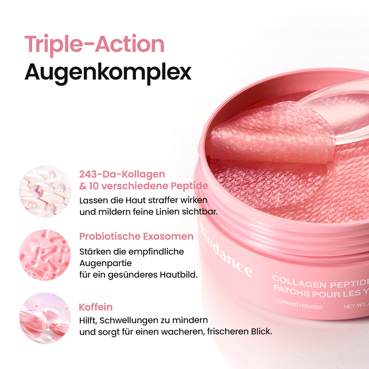 [Amazon Nr.1] 218M+ verkauft | Biodance Kollagen Peptide Augenpads