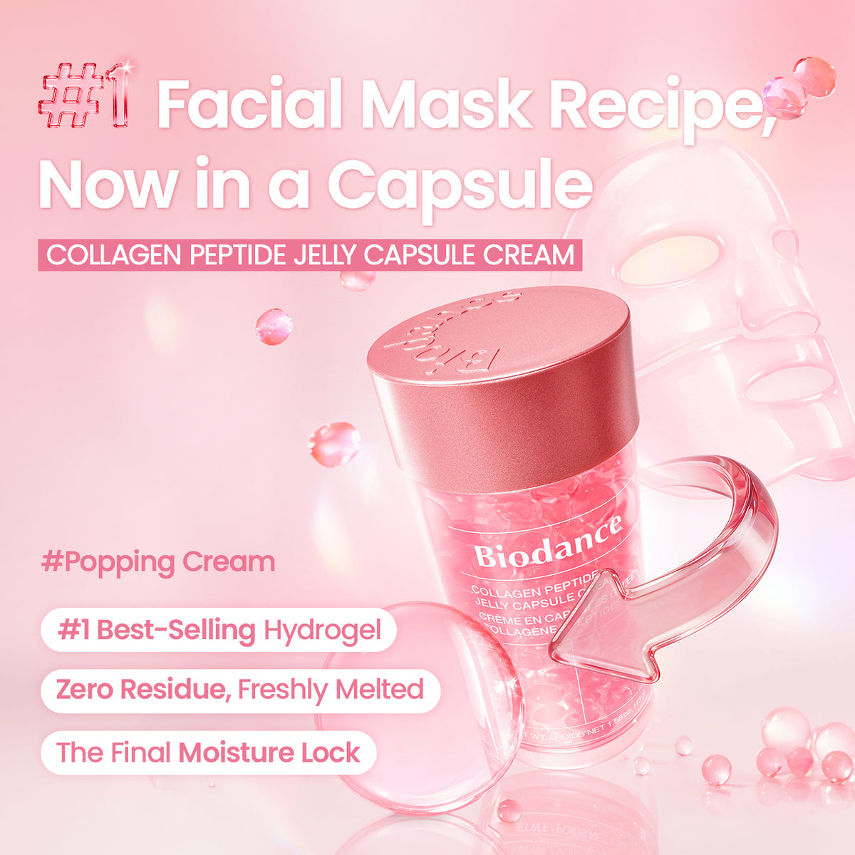 Collagen Peptide Jelly Capsule Cream