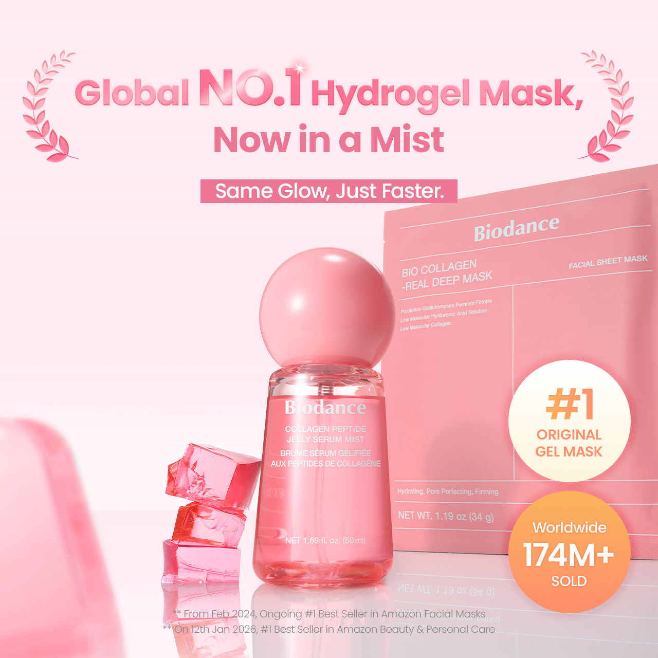 Collagen Peptides Jelly Serum Mist