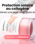 [Marque de skincare N°1 sur Amazon] Sérum solaire au collagène | Sans résidu blanc | SPF 50+, PA++++