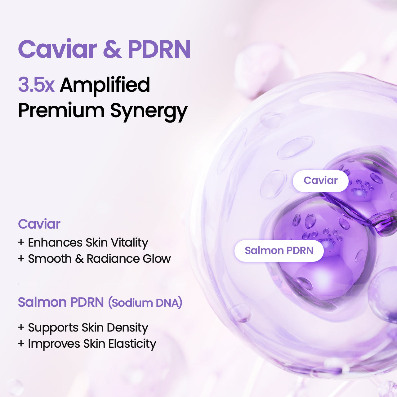 Caviar PDRN Dual Gel Toner Pads