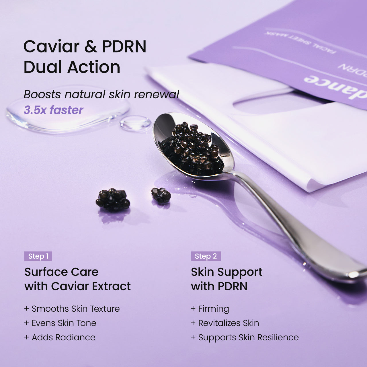 Rejuvenating Caviar PDRN Real Deep Mask