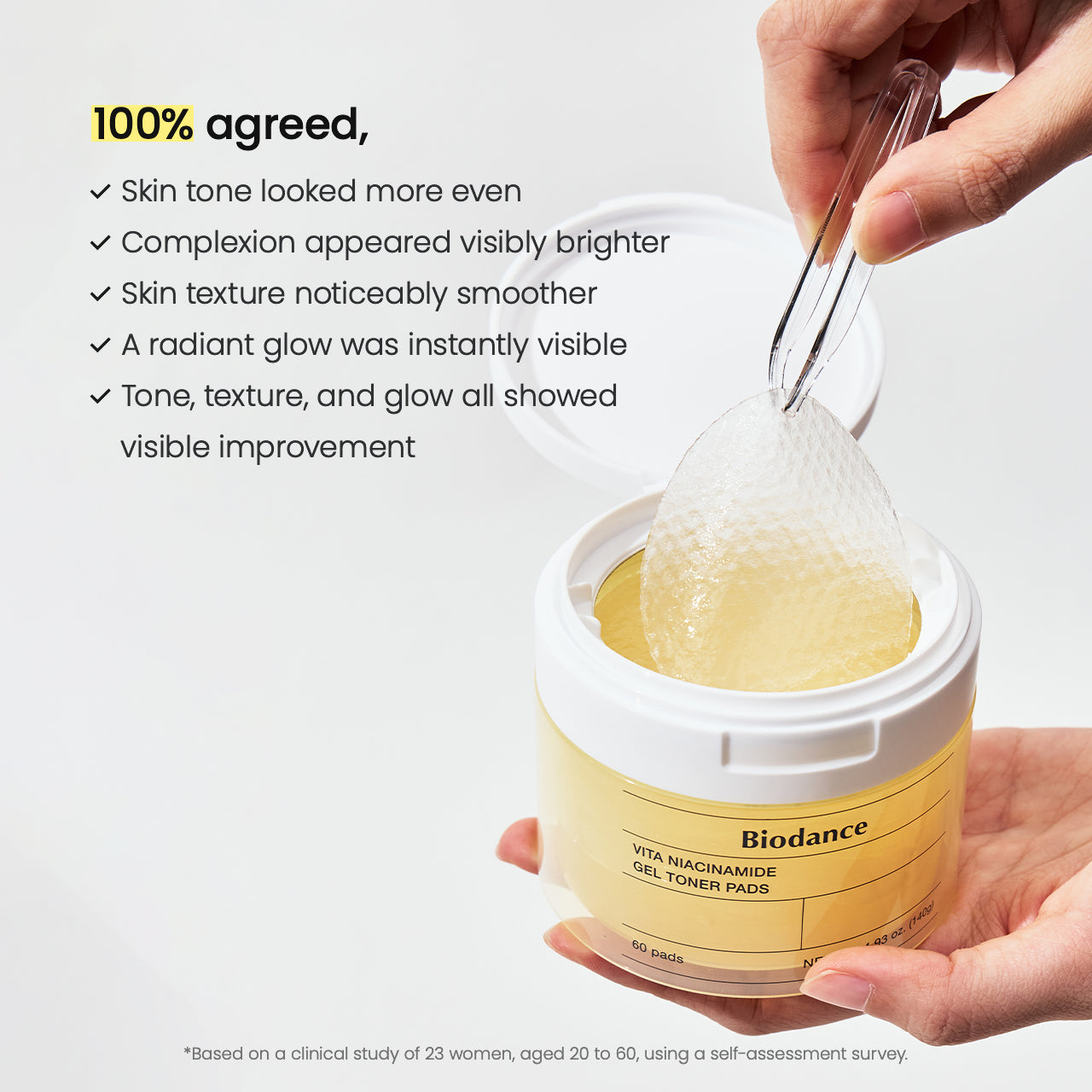 Vita Niacinamide Gel Toner Pads – Biodance | Unmask Your Own Glow