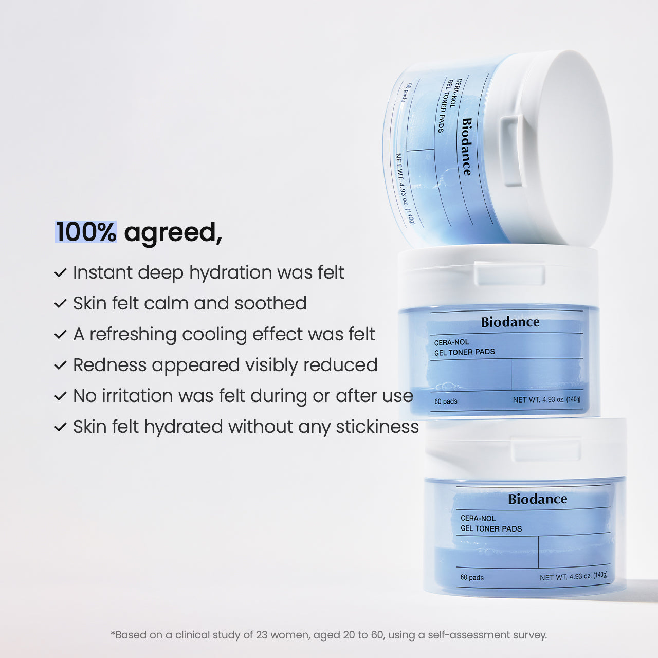 Cera-nol Gel Toner Pads – Biodance | Unmask Your Own Glow