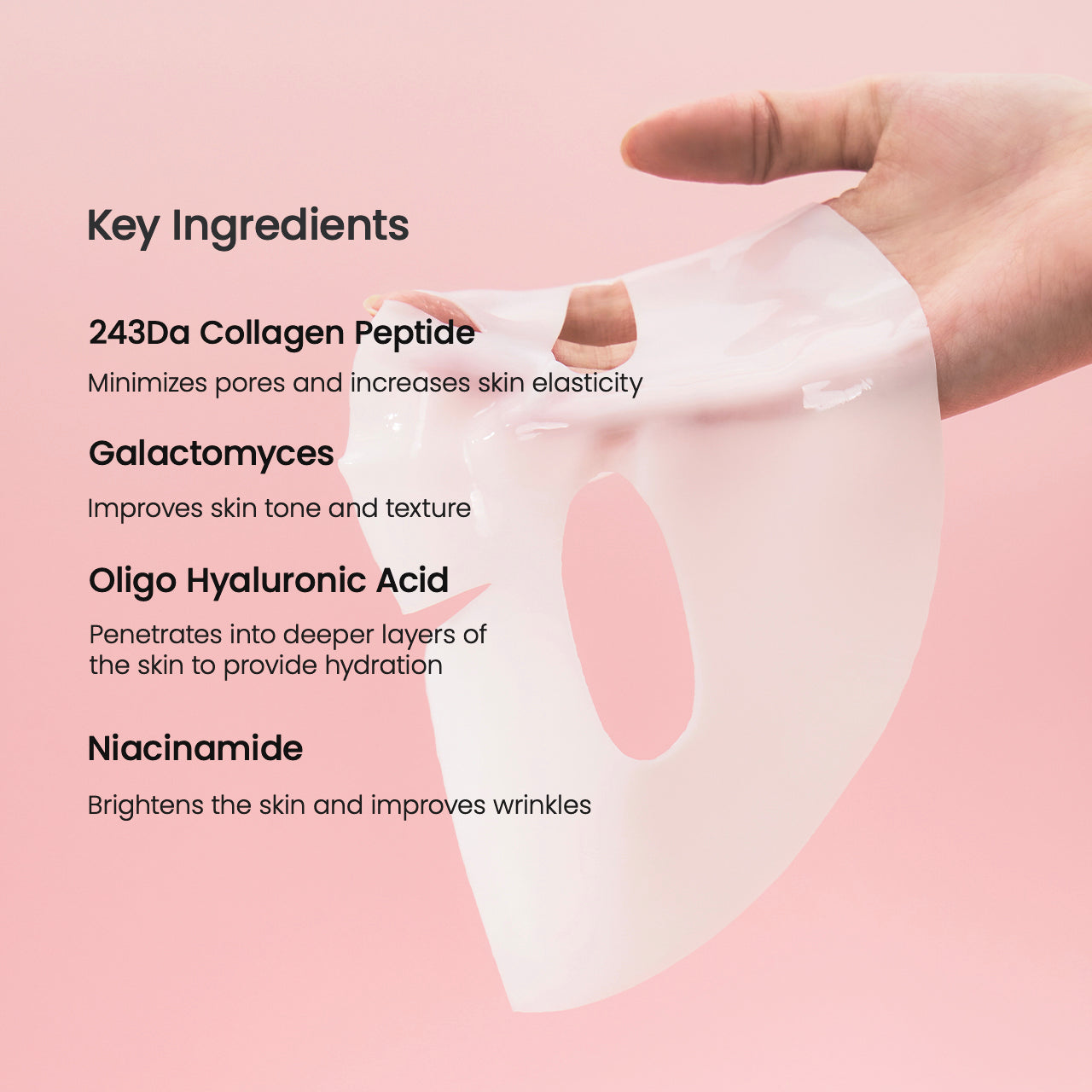 Bio-Collagen Real Deep Mask - aplicação