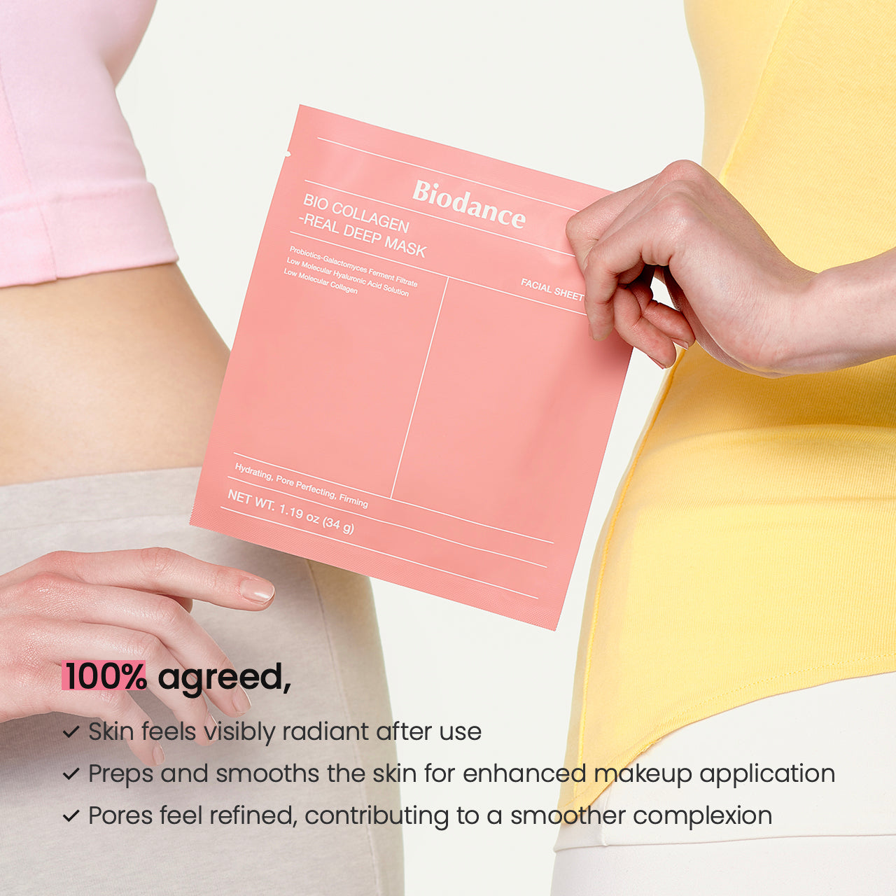 Bio-Collagen Real Deep Mask - transparência
